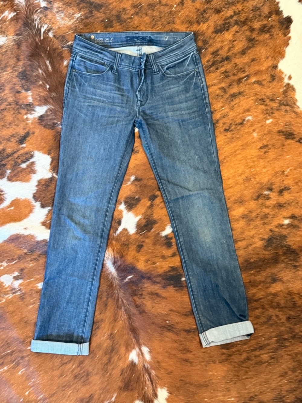 DL1961 Grace Straight Jeans 4-Way Stretch Medium Wash Size 24